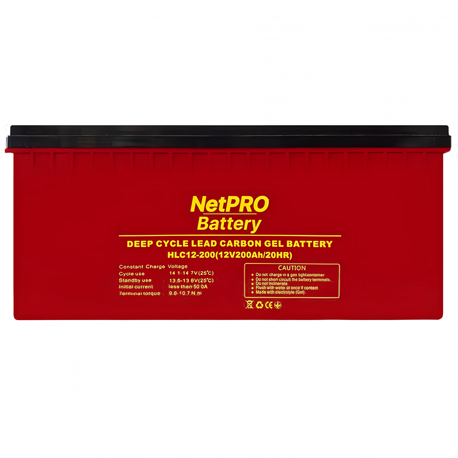 Акумулятор NetPRO HLC 12-200 Carbon GEL